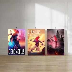Dead Cells classic game canvas poster unframe multiple choice-12x18‘’16x24‘’24x36''
