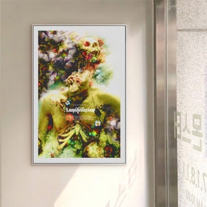 Póster de lienzo de película clásica Aniquilación sin marco, opción múltiple, 12 x 18, 16 x 24, 24 x 36 pulgadas
