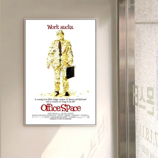 Office Space Film klassieke film canvas poster unframe meerkeuze-12x18''16x24''24x36''