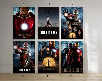 Iron Man 2 2010 Film classic movie canvas poster unframe multiple choice-12x18‘’16x24‘’24x36''