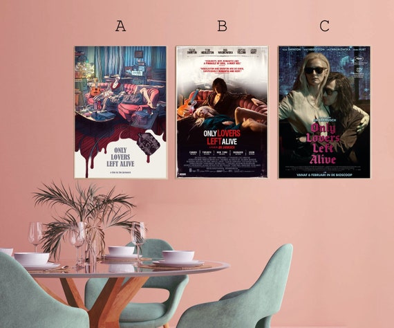 Only Lovers Left Alive Film Classic Movie Canvas Poster Etsy New Zealand