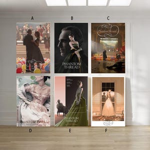 Il filo nascosto 2017 Film classico poster su tela senza cornice scelta multipla-12x18‘’16x24‘’24x36''
