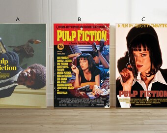PULP FICTION Movie Poster | Framed Film Print | Retro Vintage Wall