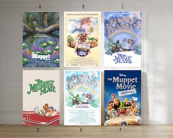The Muppet Movie 1979 Film classic movie canvas poster unframe multiple choice-12x18‘’16x24‘’24x36''