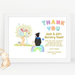 NURSERY TEACHER GIFT | Teacher Appreciation Gift | End of Year Teacher Gift | Teacher Pintables | Teacher Preschool Graduation Gift