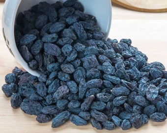 Raisins secs noirs, raisins secs noirs 100% purs et naturels dans