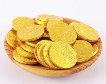 Milk Chocolate Coin, Chocolate milk, Chocolate, Special and Delicious Chocolates, 48 - 50 pieces