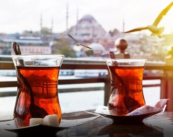 Turkish Black Tea, Turkish Tea Organic Tea Leaf, Black Sea Tea, Traditional Black Tea, Original Istanbul Tea  7.55oz - 200gr