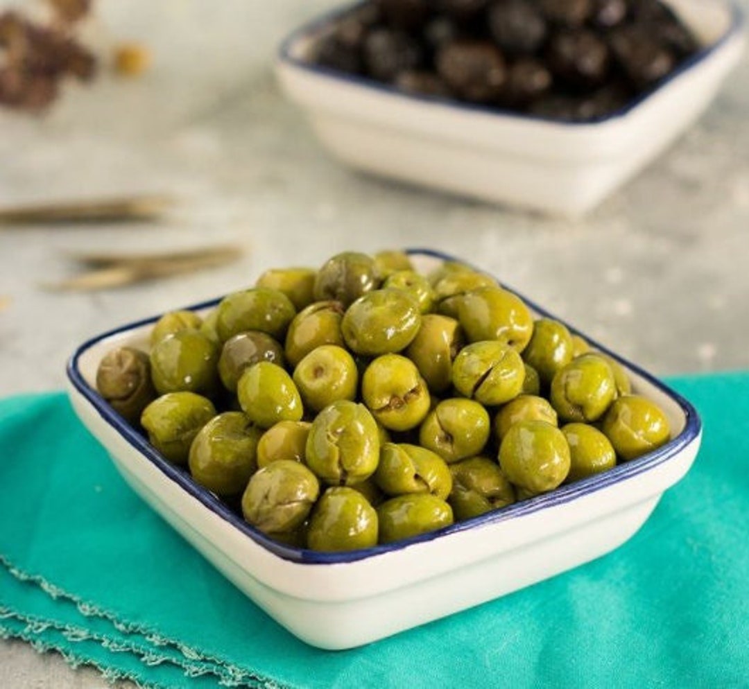 Traditional Hammer Olive Cracked Green Olives Natural Olive - Etsy