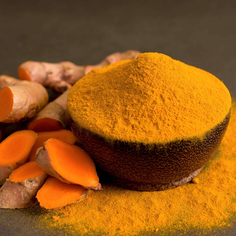 Turmeric, Organic Turmeric Powder, Curcuma, Natural Ground Herb, Organic Turmeric Root Powder, Fresh Turmeric Powder, Curcuma Longa Turmeric image 1