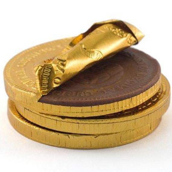 Chocolate coin on sale