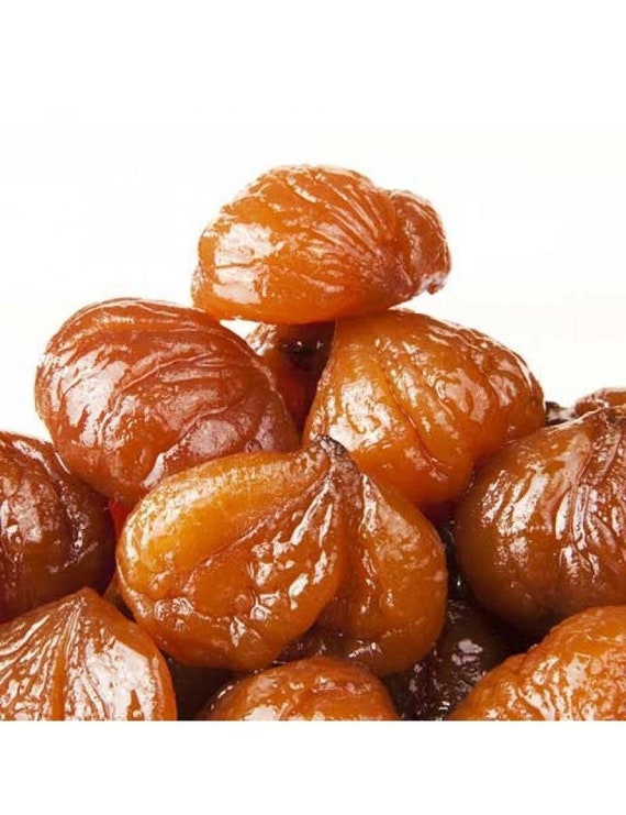 Marron Glace, Chesnut,traditional Desserts, Natural Sugar Beet Chestnut,  Chestnuts in Syrup, Does Not Contain Glucose Syrup 