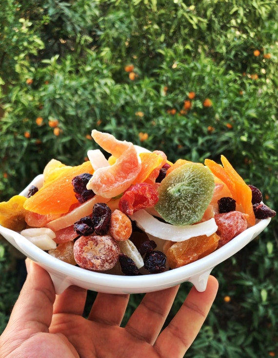 Tropical Dried Fruit Dry fruit Mix Tropical Fruits Organic Etsy
