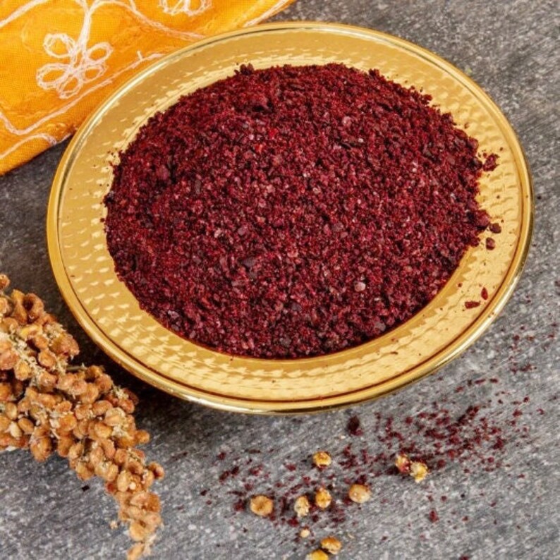 Sumac Organic Sumac Spice Ground Sumac Organic Authentic Etsy