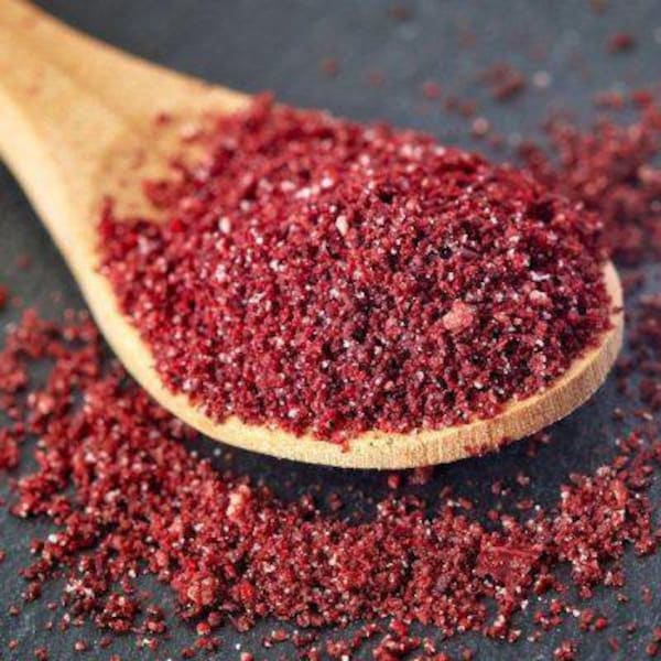 Sumac, Organic Sumac Spice, Ground Sumac, Organic Authentic Spice, Salad Seasoning, Natural Flavors, Hand-milled Sumac