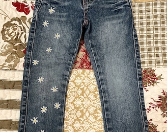 Up-cycled Bench jeans kids children’s age 3 - 4 unique