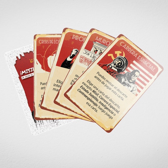 Misiles Ahora Un Juego De Cartas Sobre La Guerra Fria Etsy