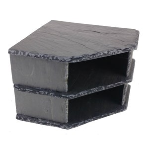 Natural SLATE Stone Rock Cave for Pleco Aquarium Fish Tank or Reptile Shelter Hide