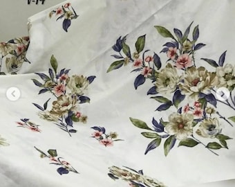 Spring Floral Organic Cotton Duvet Cover Set, Red Teal Salmon Pink Light Lavender 100% Turkish Organic Cotton Twin, Full, Queen or Any Size