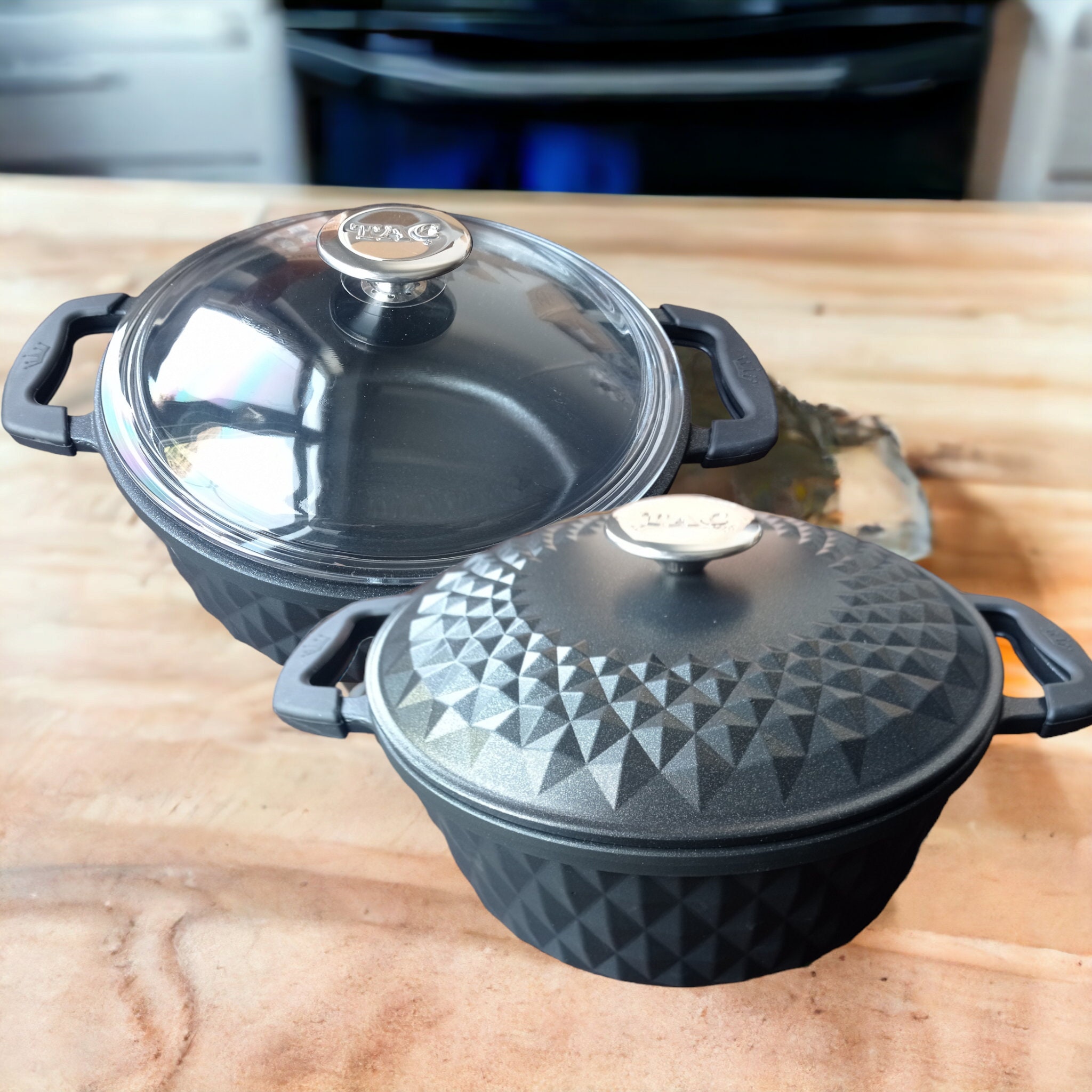 100% Jamaican 9 Dutch (Dutchie) Cooking Pot. Real Aluminum pot