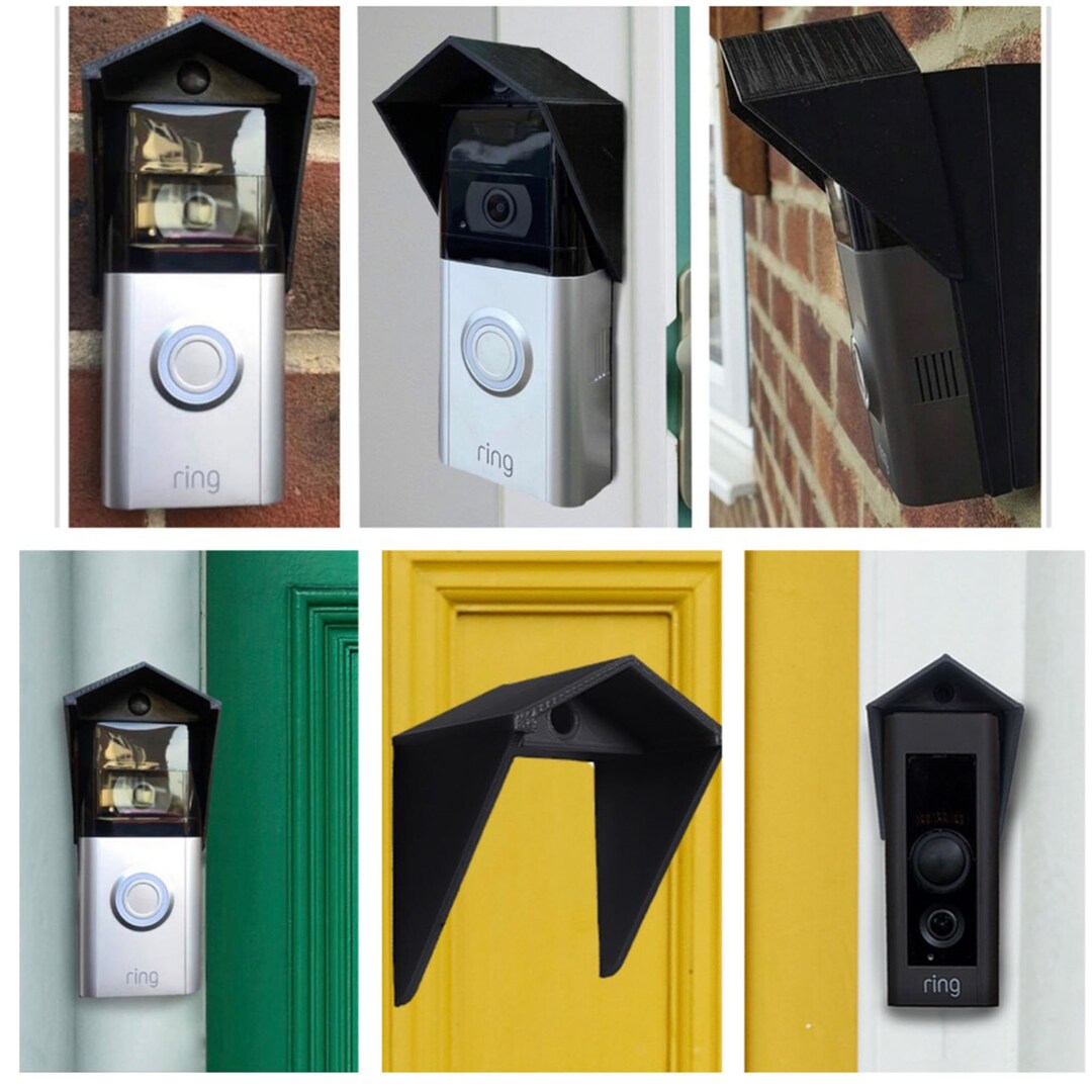 Doorbell Rain Cover for Ring 1st, 2nd, 2, 3, 3 Plus, Pro, Pro 2, Wired