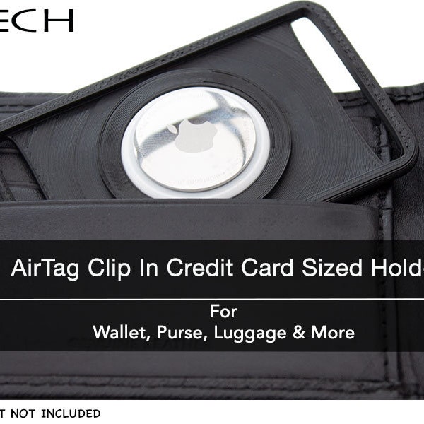 Apple AirTag Slim Wallet Holder Card For Wallet Or Purses