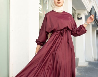 maxi hijab dress