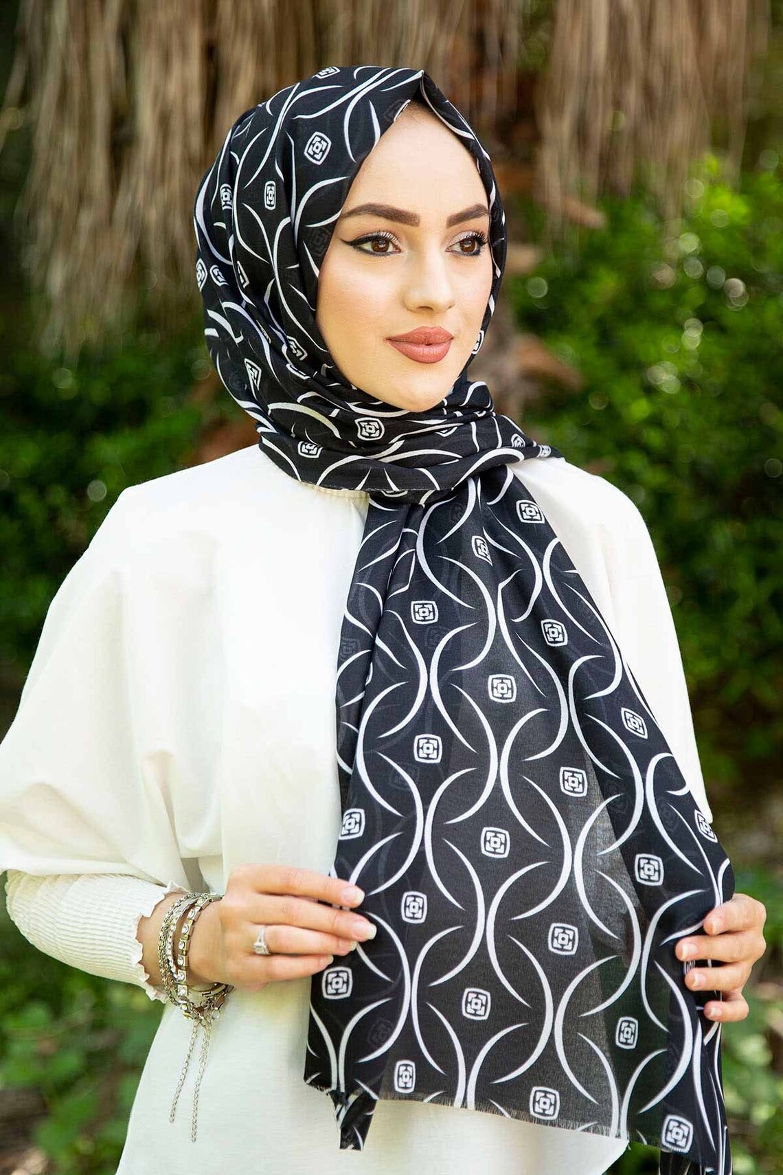 cotton hijab shawl