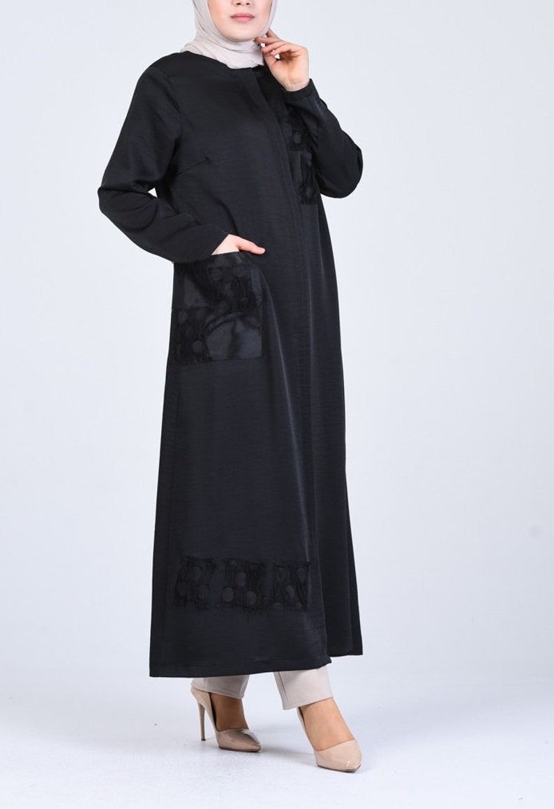 Oversized Polyester Summer Muslim Topcoat for women islamic | Etsy