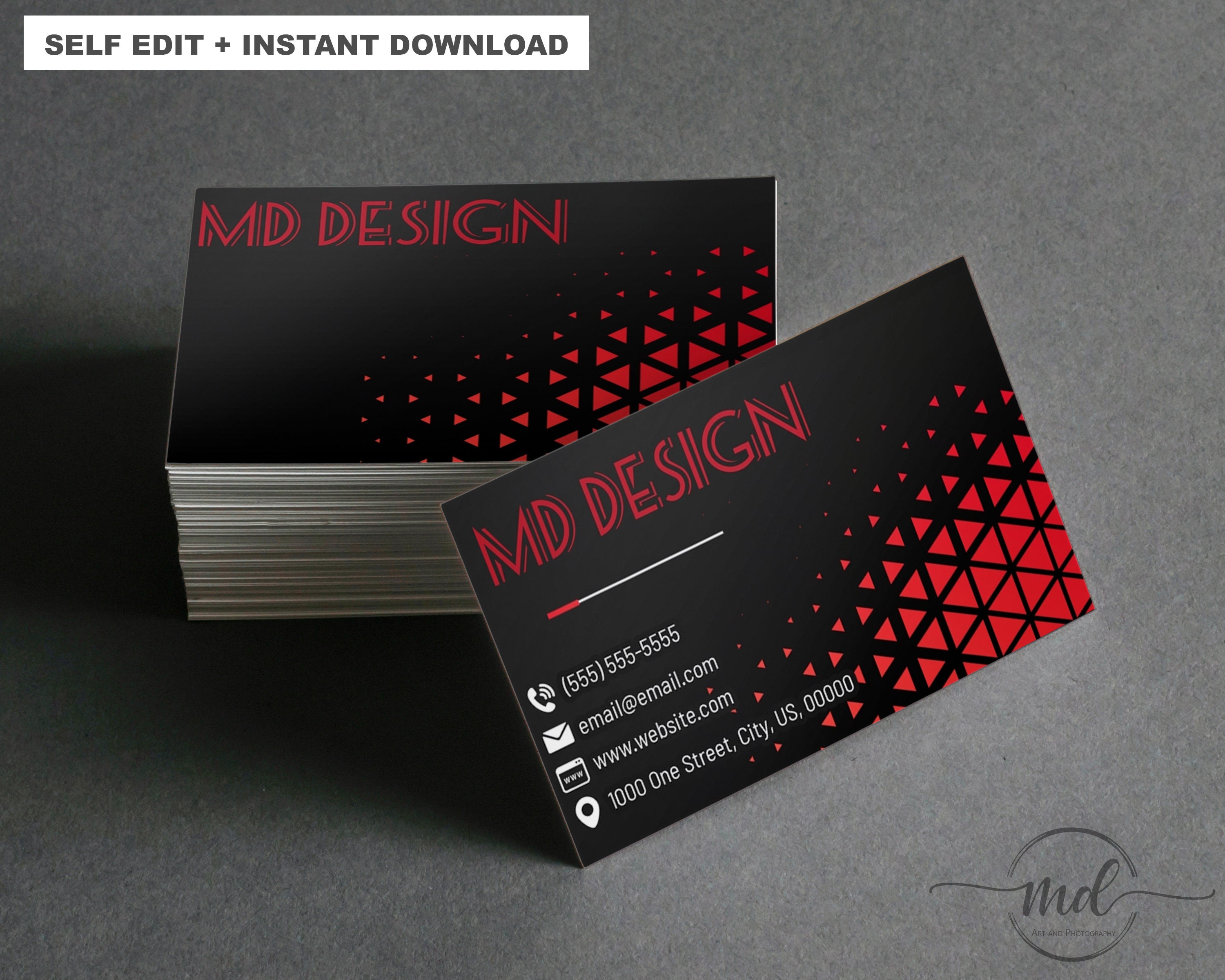 Web Design Business Cards Templates