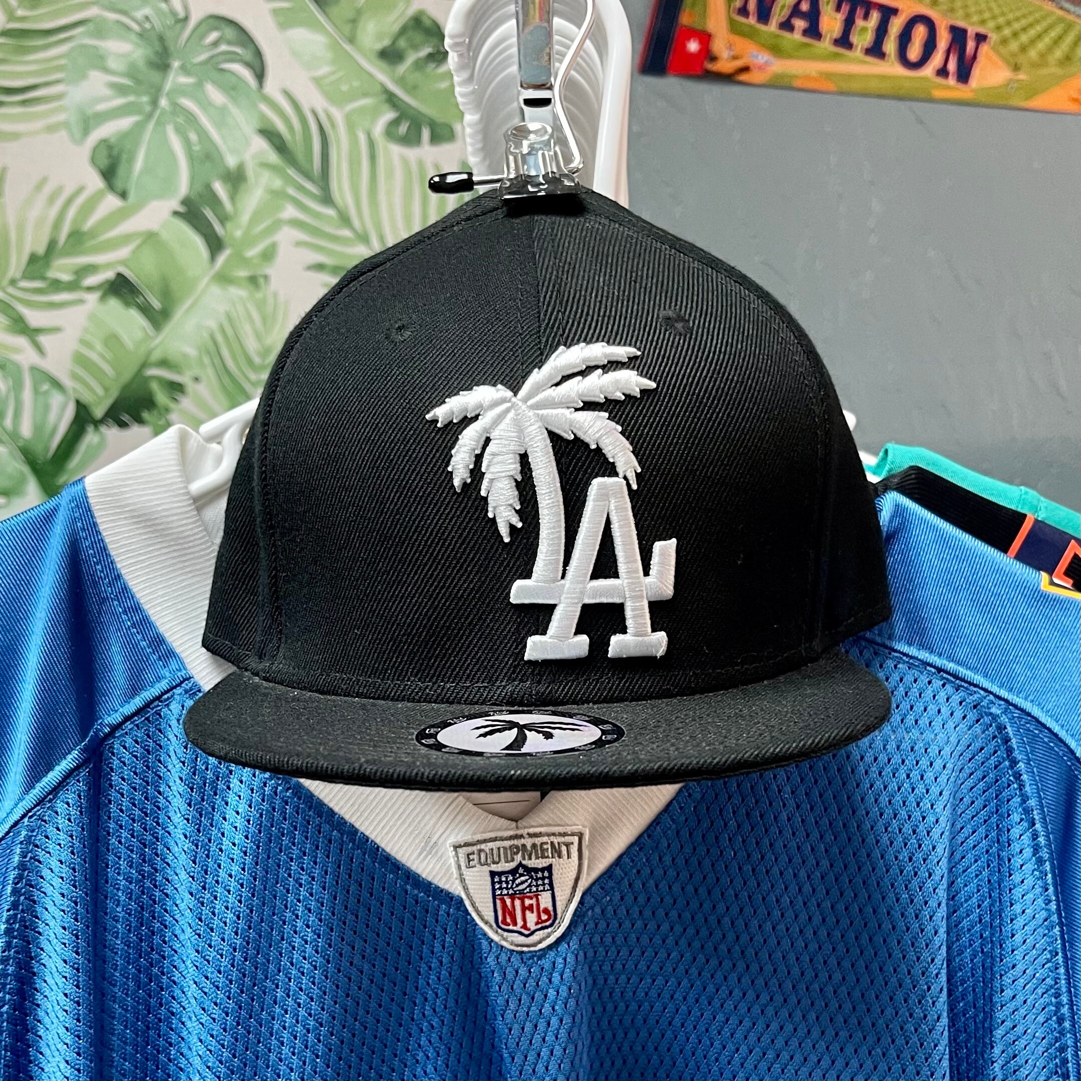 Mens BLVD Supply LA Palm Tree Snapback Hat Etsy