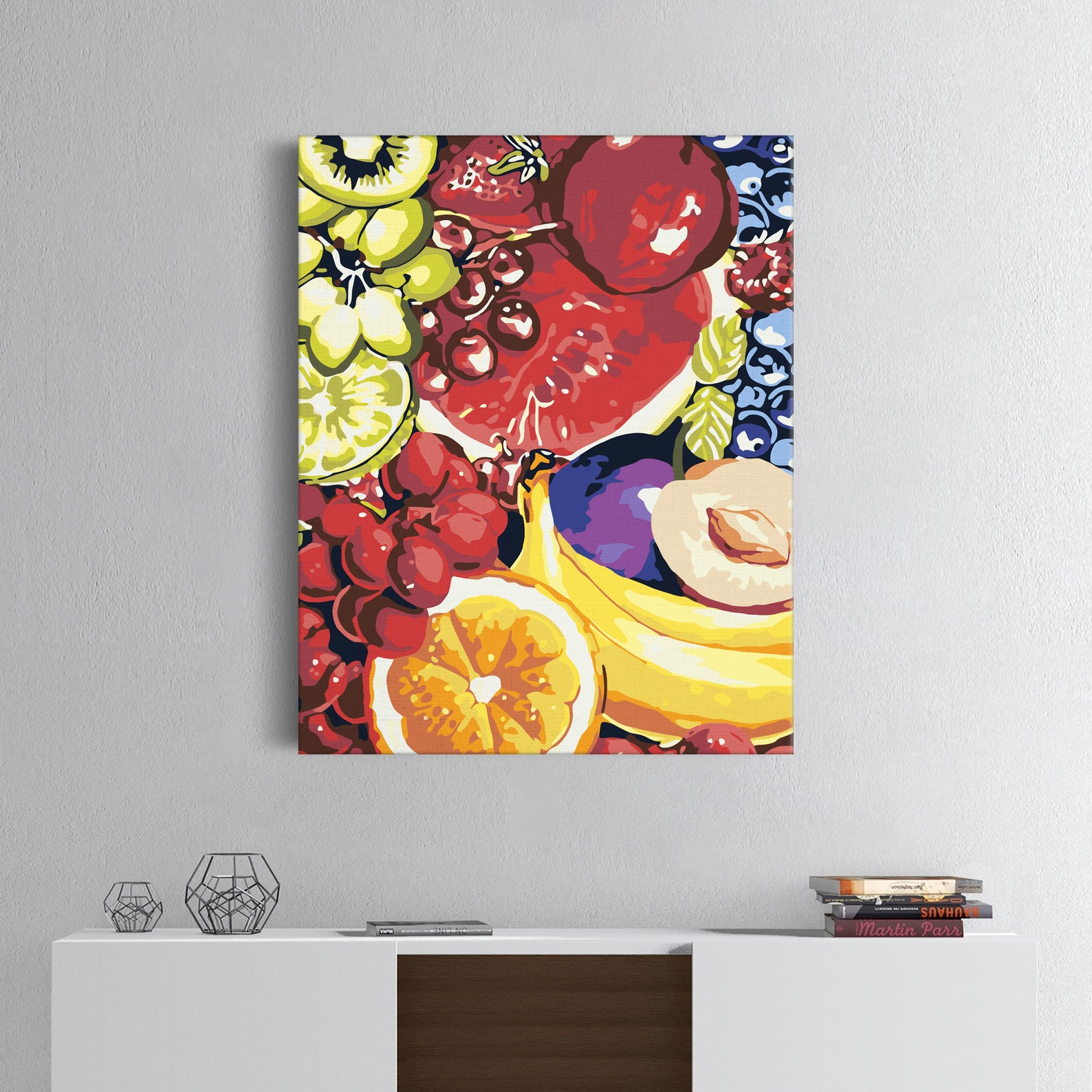 Still Life Painting By Numbers DIY Kit Fruits Paint By Etsy