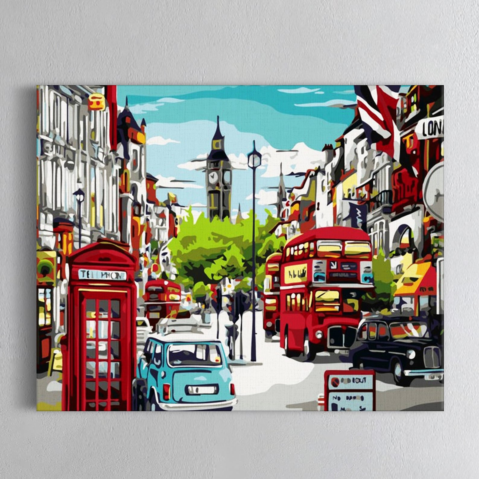 London Paint By Numbers For Adults Europe Beautiful Etsy