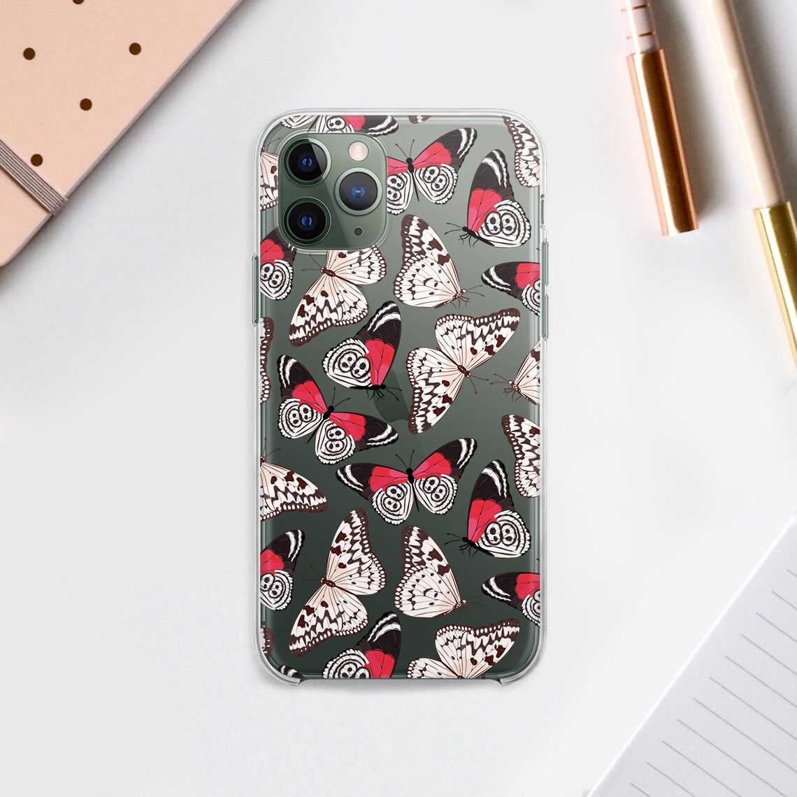 Butterfly iPhone 11 Pro Hard Case Butterflies iPhone Xs Max Etsy