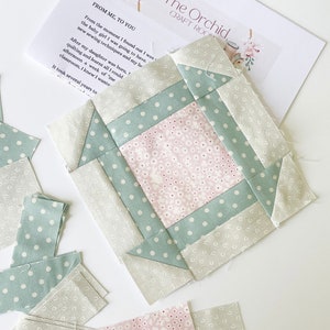 Beginner Churn Dash Quilt Pattern: Patchwork Block (PDF Pattern)