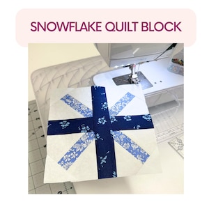 Christmas quilt blocks, quilt block pattern, snowflake quilt block, beginner quilt block pattern, holiday quilt blocks, snowflake quilt
