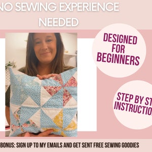 Beginner sewing project, sewing project for beginners wanting to learn to sew.