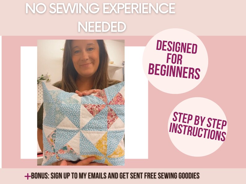 Beginner sewing project, sewing project for beginners wanting to learn to sew.