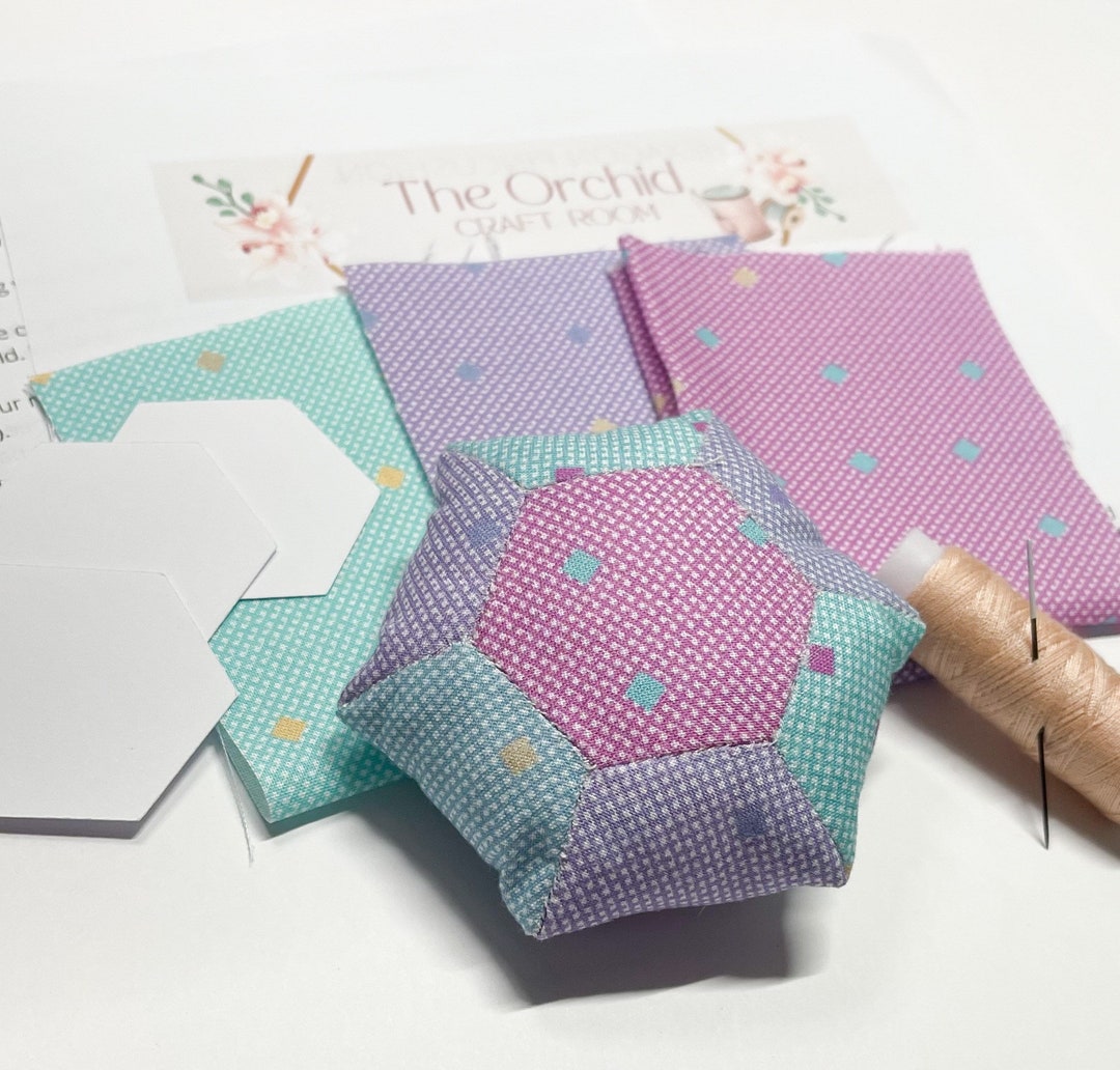 English Paper Piecing Kit, EPP Sewing Kit, Epp Project Kit, EPP Kit