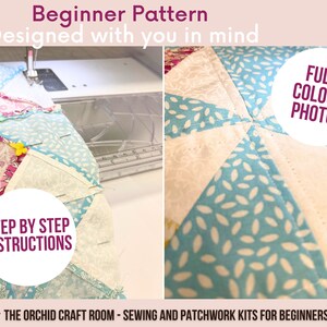 Easy sewing pattern for beginners wanting to learn to use their sewing machine.