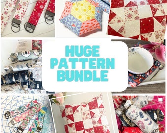 Beginner sewing bundle of patterns, Christmas sewing pattern bundle, Christmas sewing bundle, pattern sewing bundle, beginner sewing pattern
