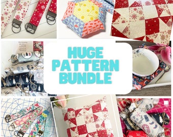 Beginner sewing bundle of patterns, pattern bundle for sewing, Christmas sewing bundle, pattern sewing bundle, beginner sewing patterns