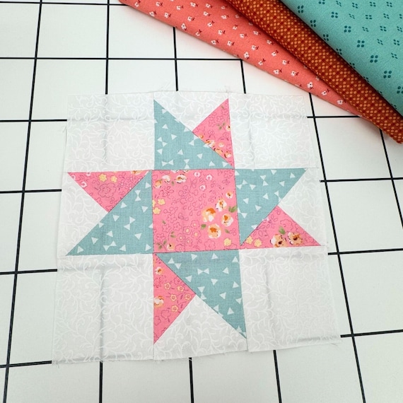 12in Star Quilt Pattern How To Make A LeMoyne Star Block | Quilts By