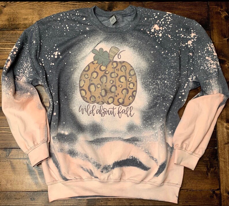 fall bleached sweatshirt