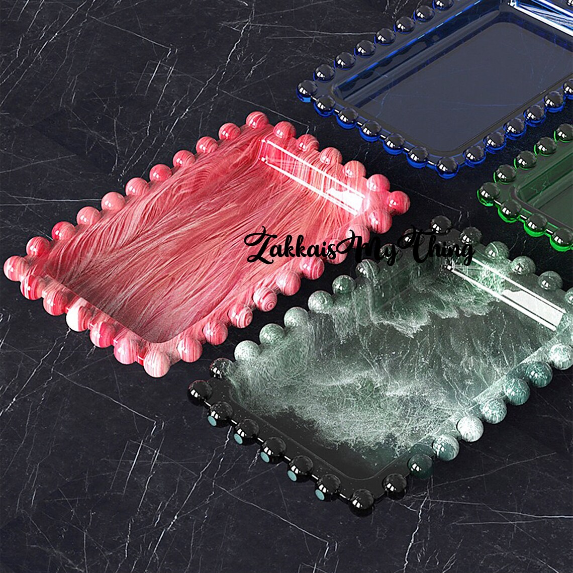 New Plate Resin Molds Rolling Tray Mold Resin Rectangle Etsy