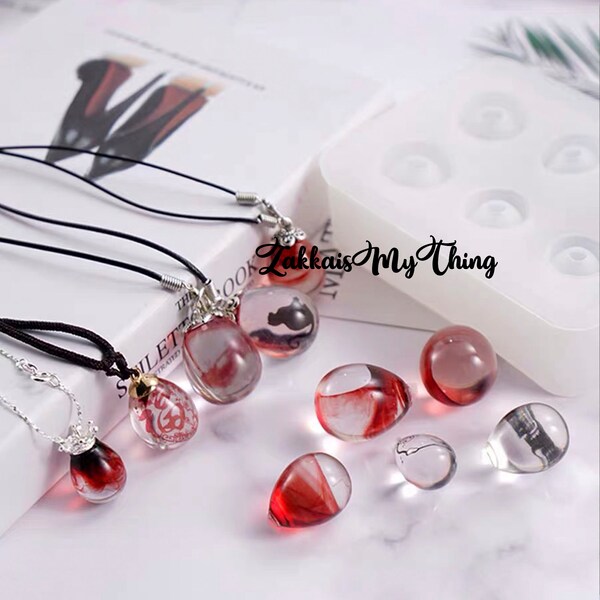 Resin Ball Pendant Etsy