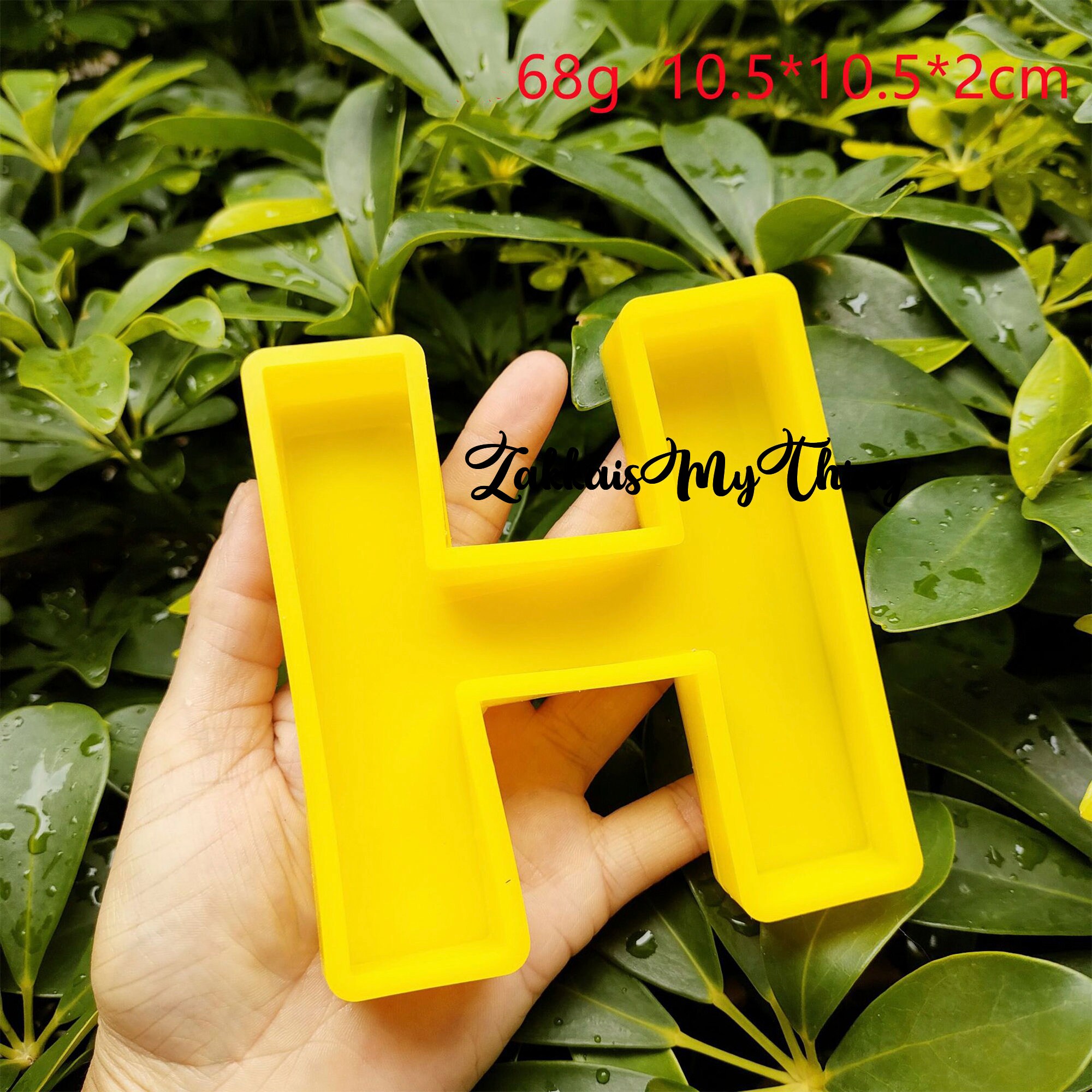 Jumbo 4'' inch Large Alphabet Mold Resin Large Letter Etsy