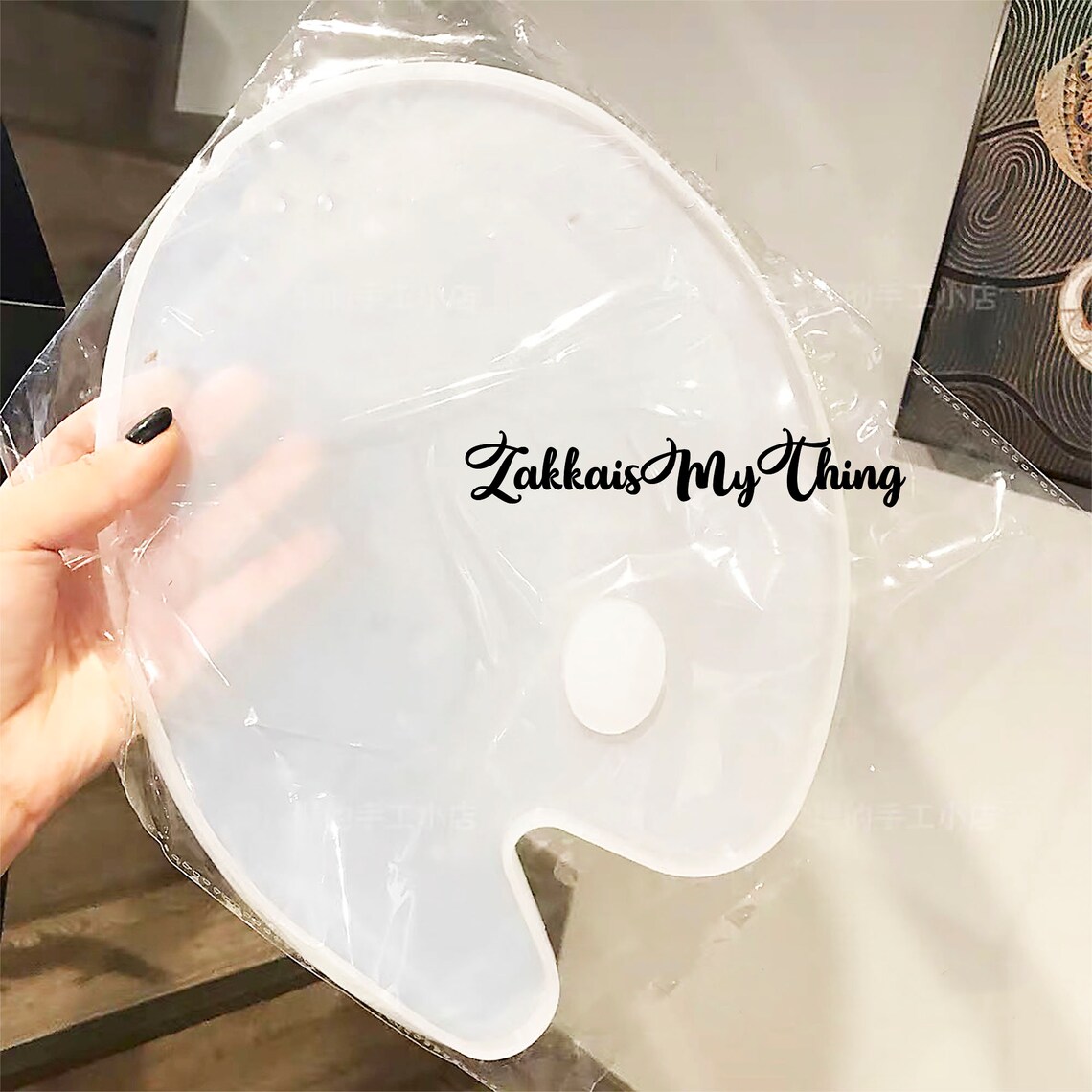 Silicone Paint Palette Mold for ResinPalette Mold ResinColor Etsy