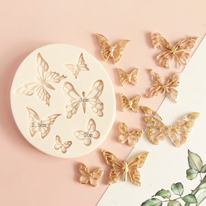 Butterfly Silicone Mold,Fondant Butterflies Silicone Mold,Resin Butterfly Mold,Mini Butterfly Mold,Soap Mold,Epoxy Embed Butterflies Molds