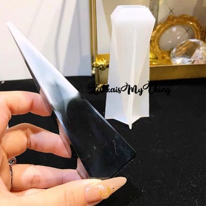 Sharp Cone Silicone Mold, Pyramid Resin Molds, Cones Candle Mold, Jewelry Ring Holder Mold Resin Clay, DIY Crystal Epoxy Cones Resin Mold